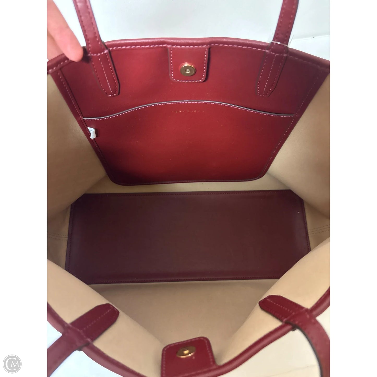 Handbag Designer By Tory Burch, Size: Large
