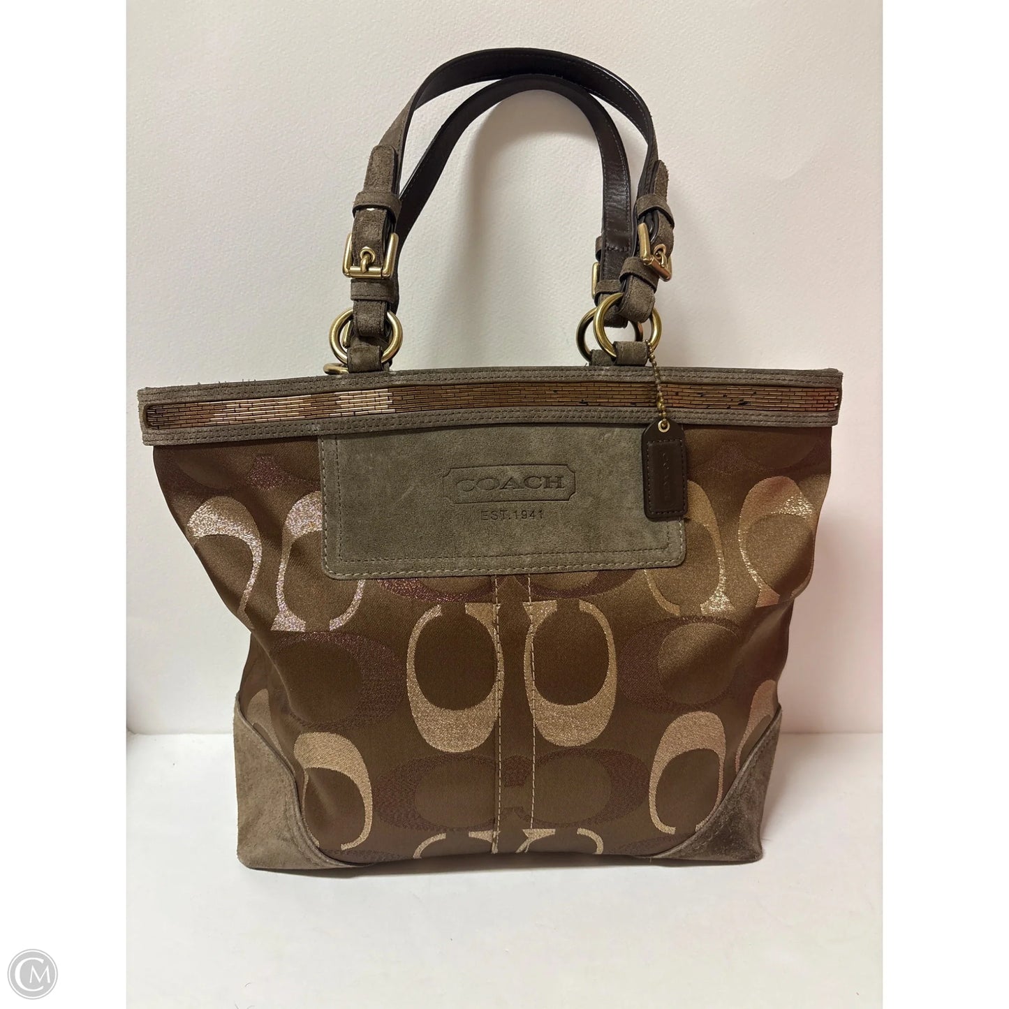 Handbag Designer By Coach, Size: Large