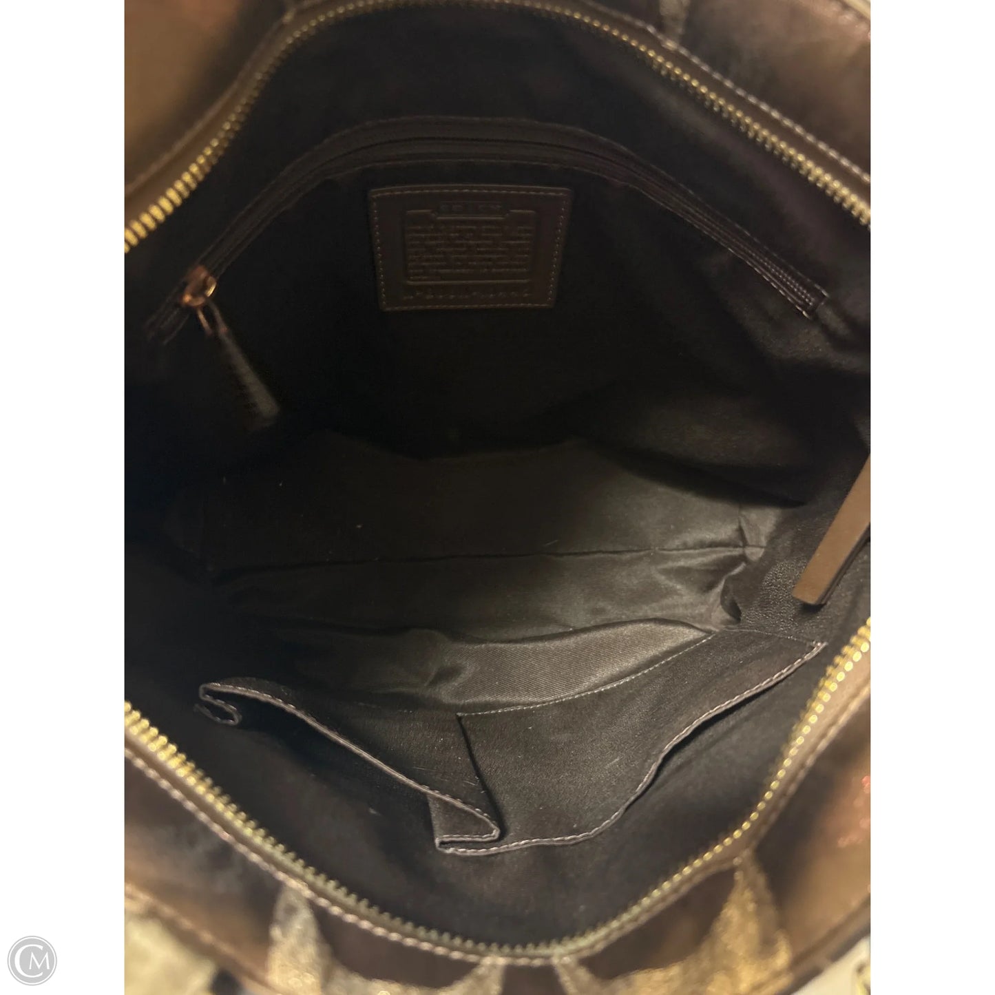 Handbag Designer By Coach, Size: Large