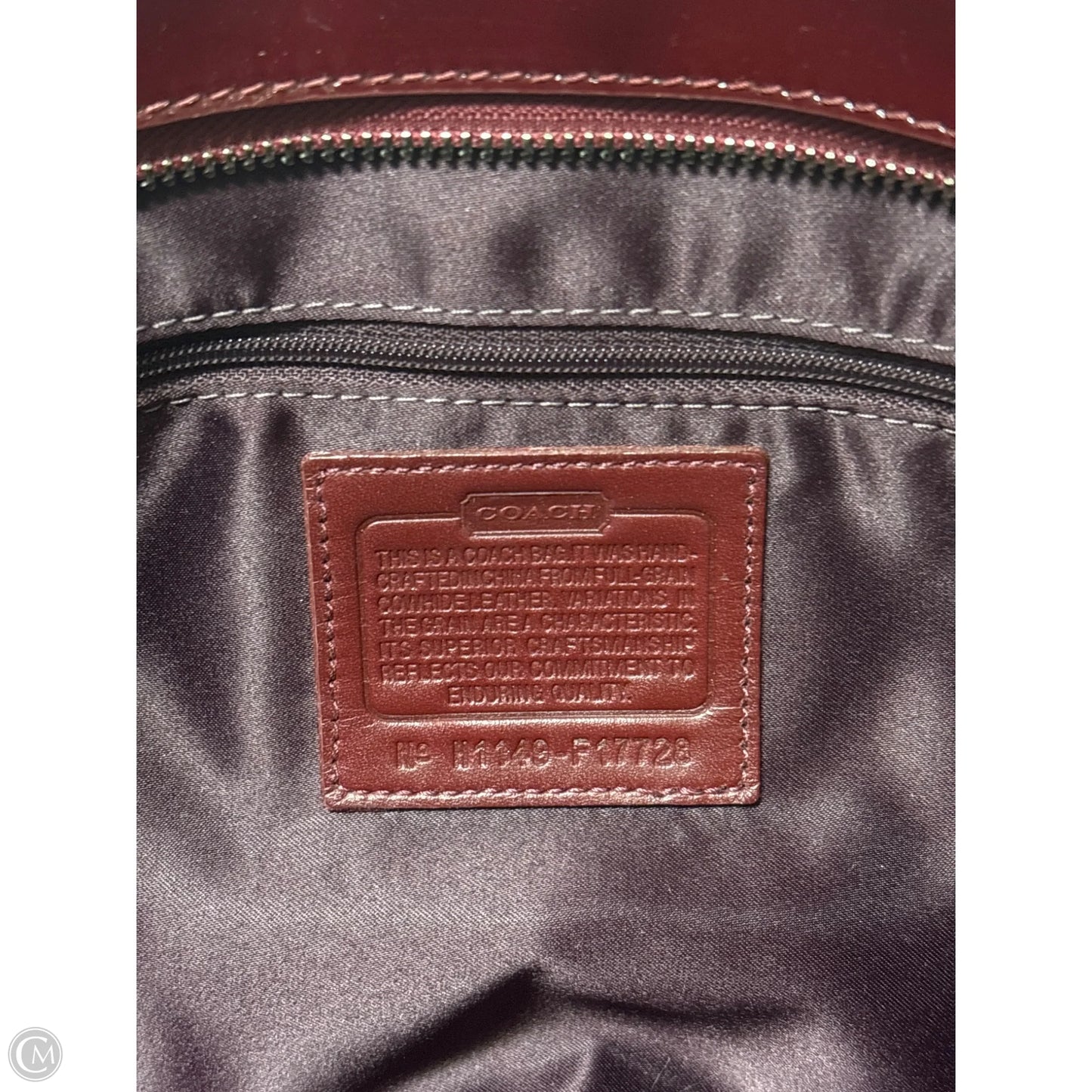 Handbag Designer By Coach, Size: Medium