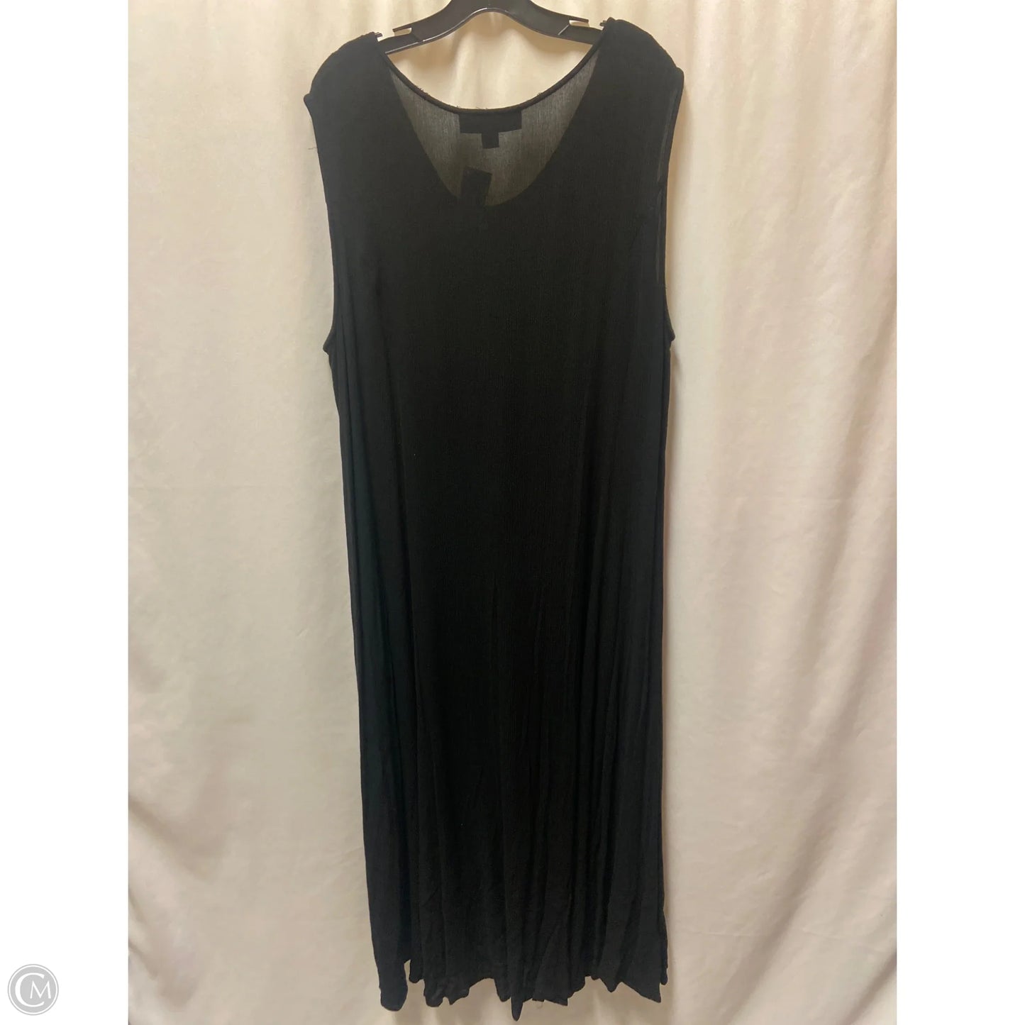 Dress Casual Maxi By Denim 24/7 In Black, Size: 4x