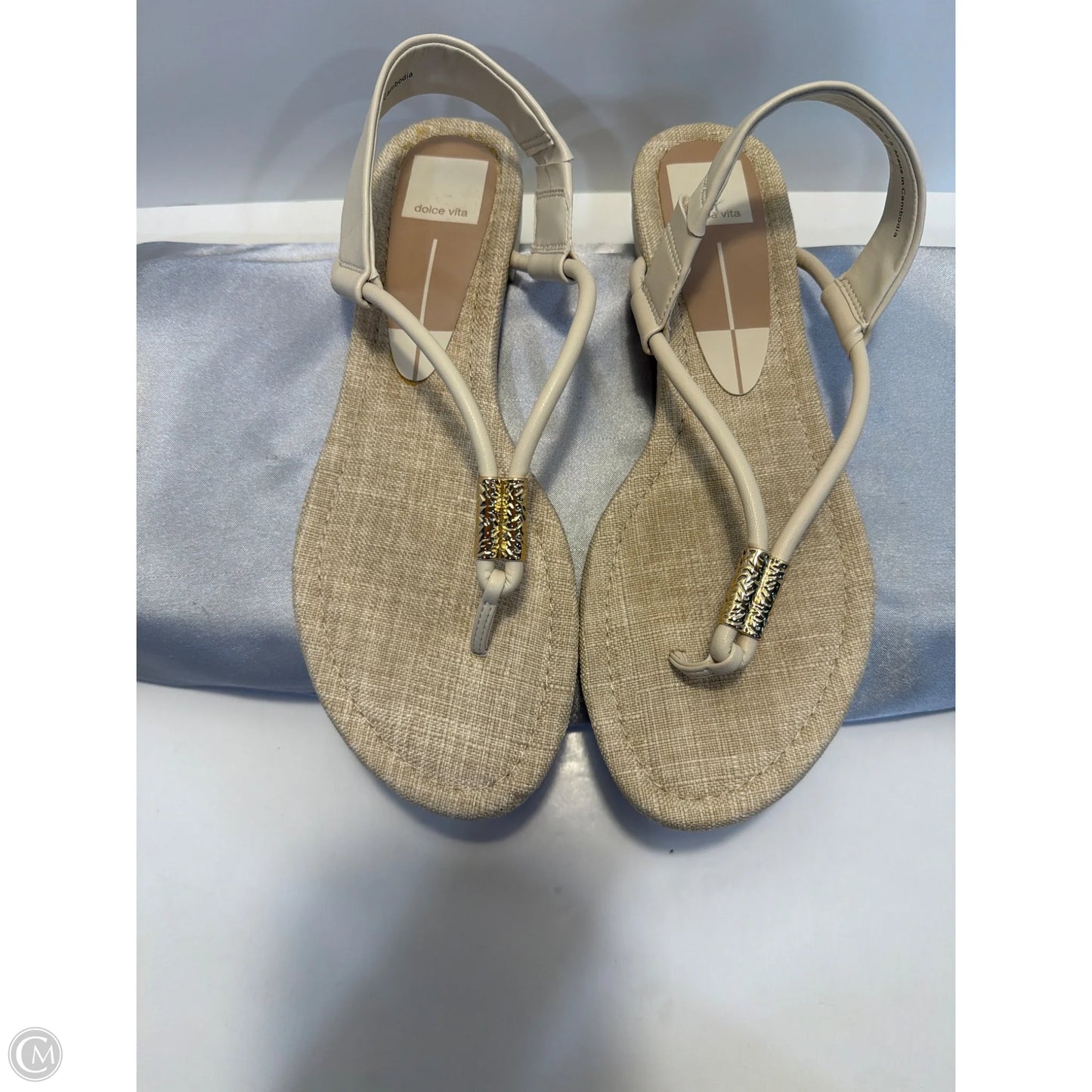 Sandals Flats By Dolce Vita In Cream, Size: 9.5