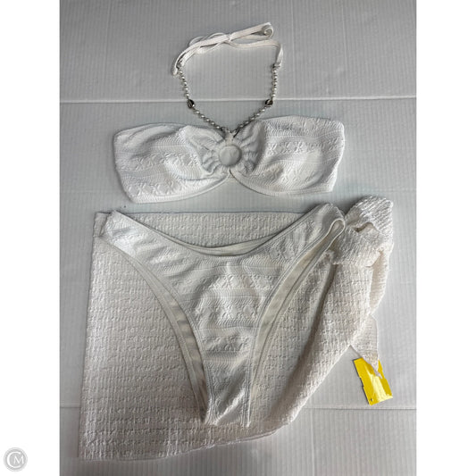 Swimsuit 2pc By Clothes Mentor In White, Size: M