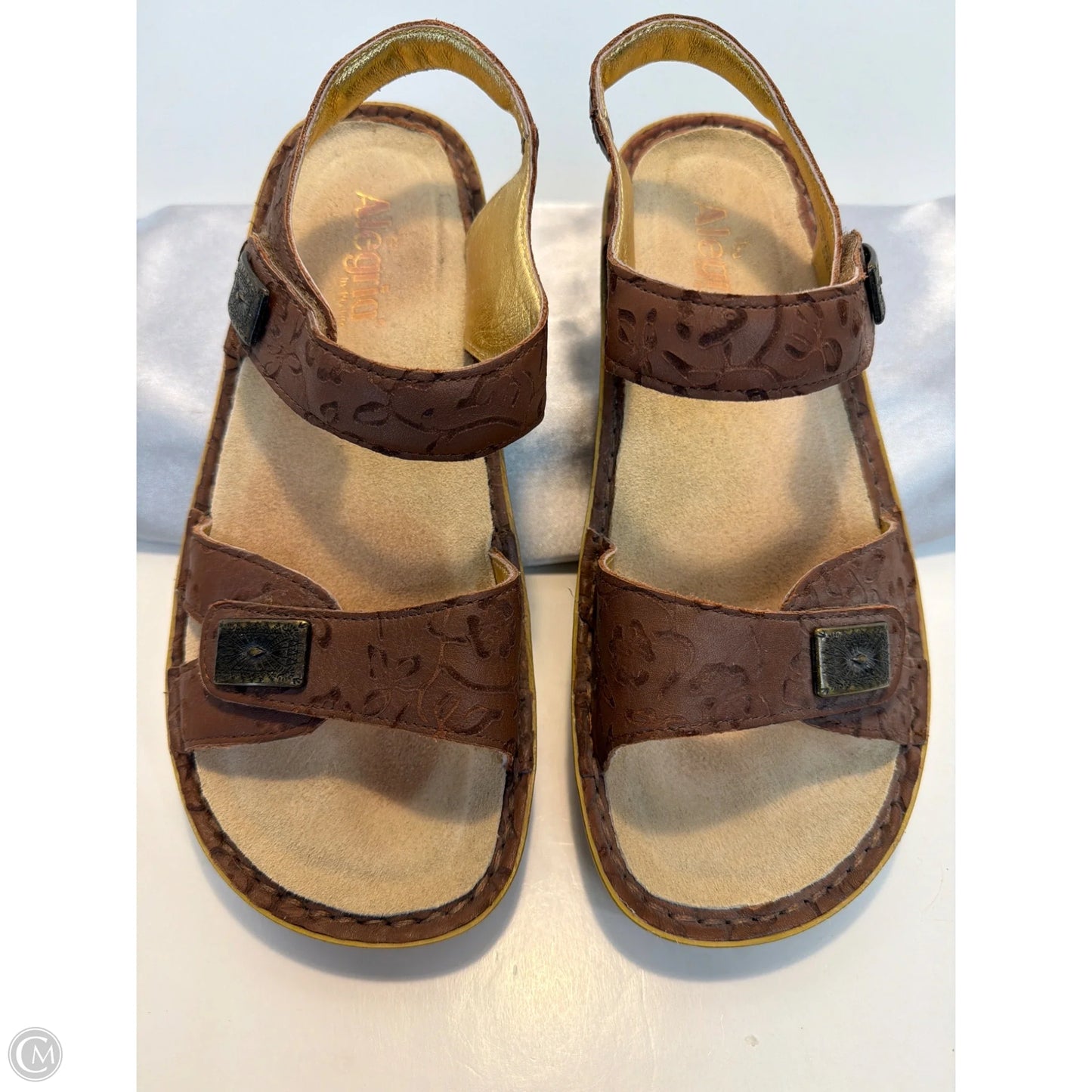 Sandals Flats By Alegria In Brown, Size: 8.5