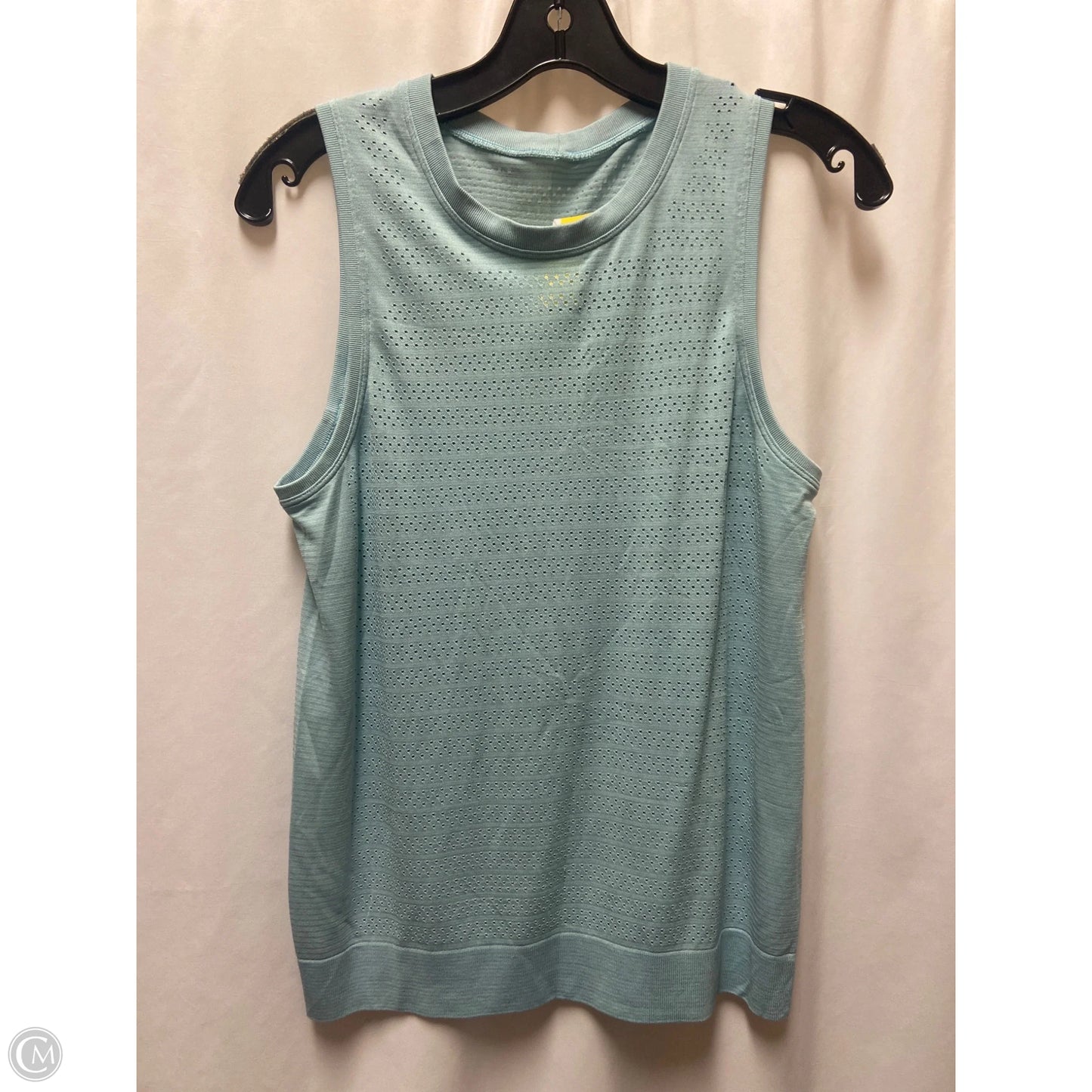 Athletic Top Short Sleeve By Lululemon In Blue, Size: M