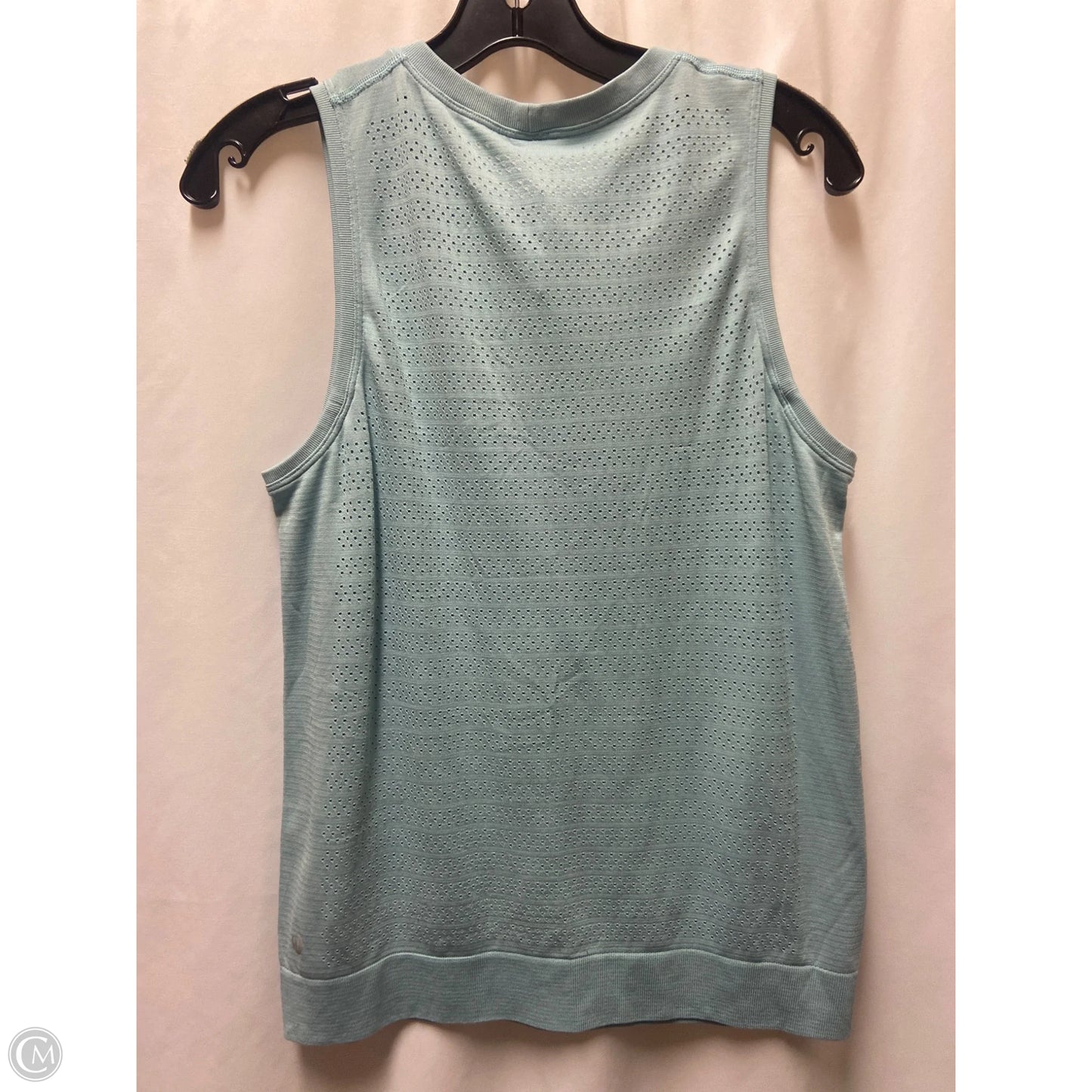Athletic Top Short Sleeve By Lululemon In Blue, Size: M