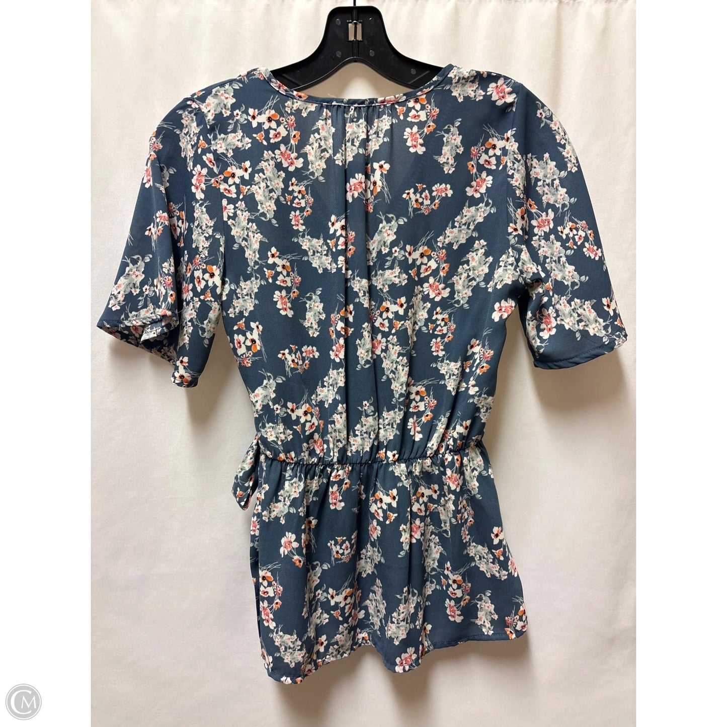 Top Short Sleeve By Sienna Sky In Blue, Size: Xs