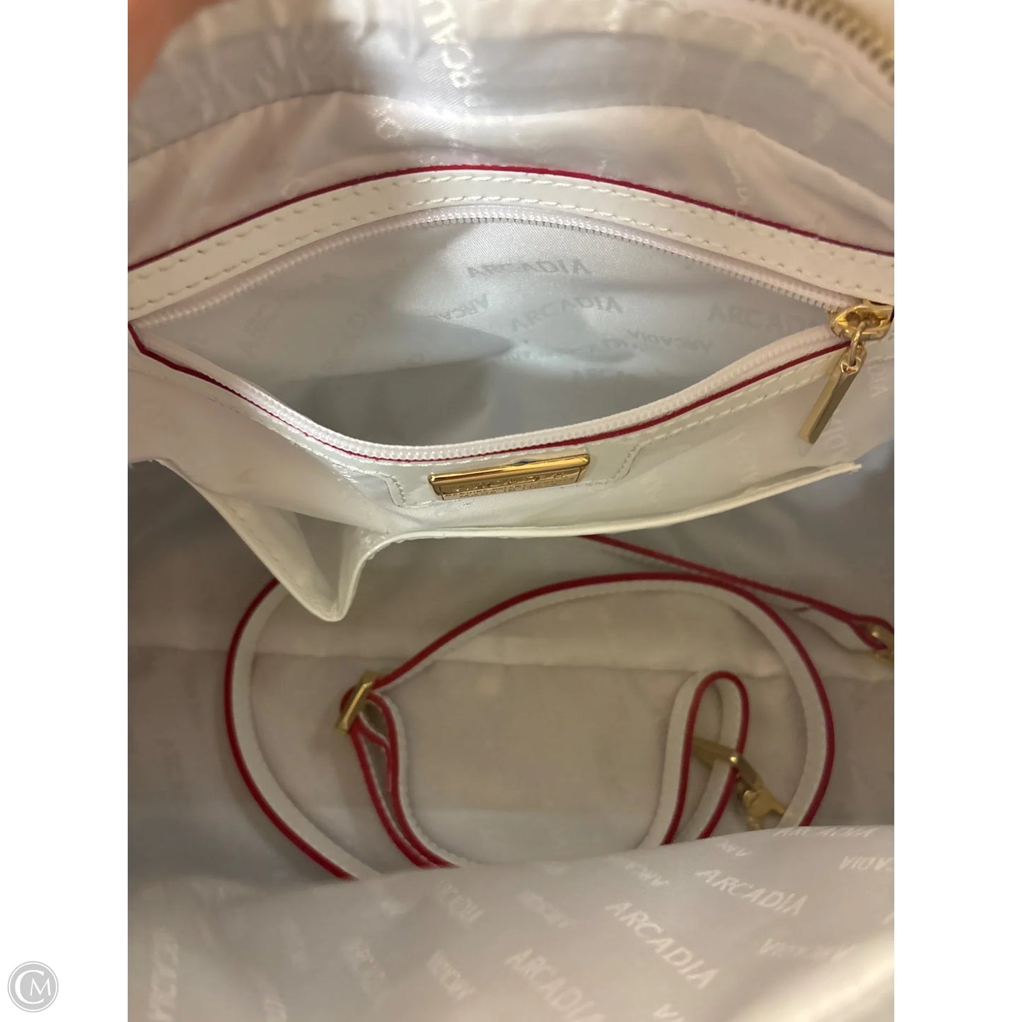 Handbag Leather By Clothes Mentor, Size: Large