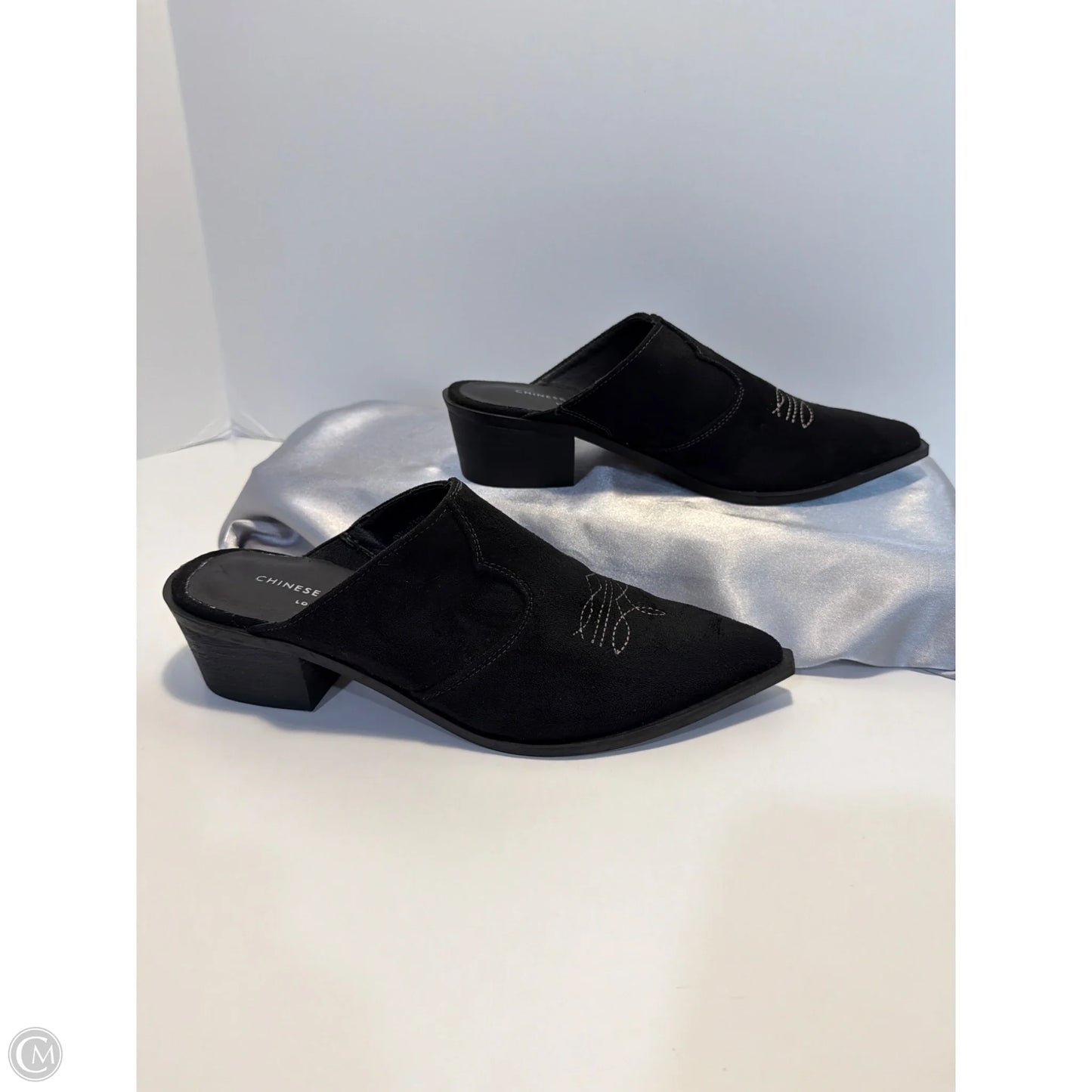 Shoes Heels Block By Chinese Laundry In Black, Size: 7.5