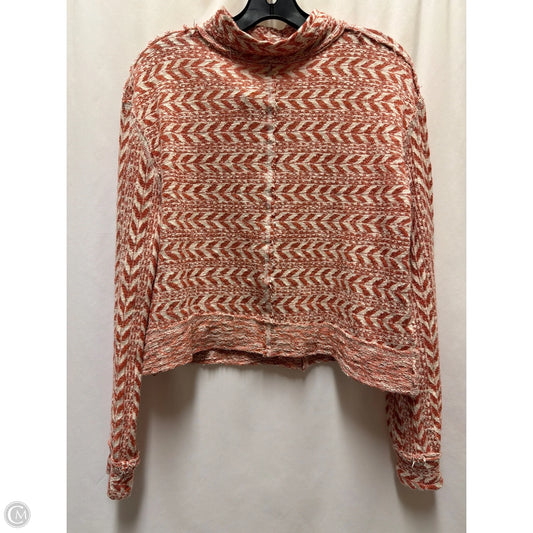 Top Long Sleeve By Bke In Orange, Size: M