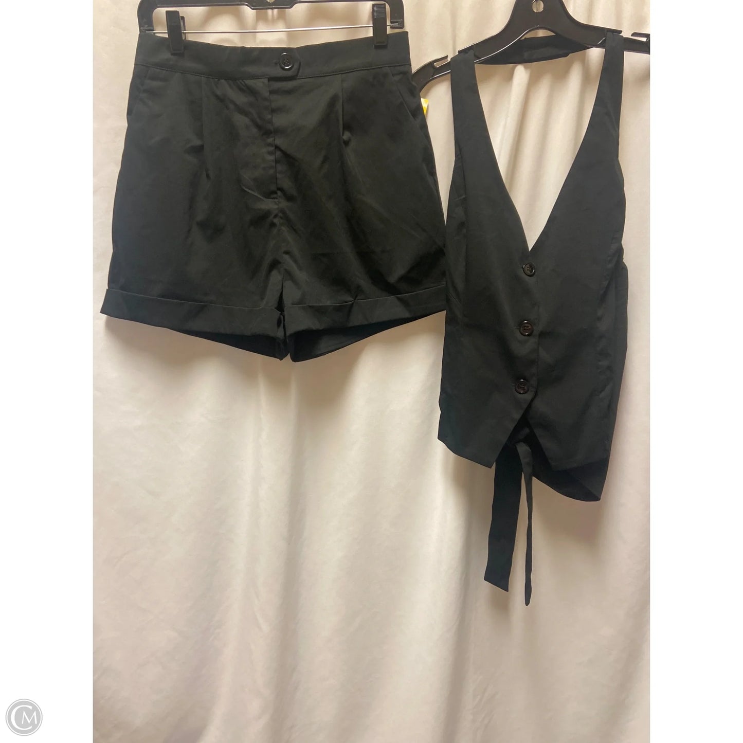 Skirt Set 2pc By Chicme In Black, Size: L