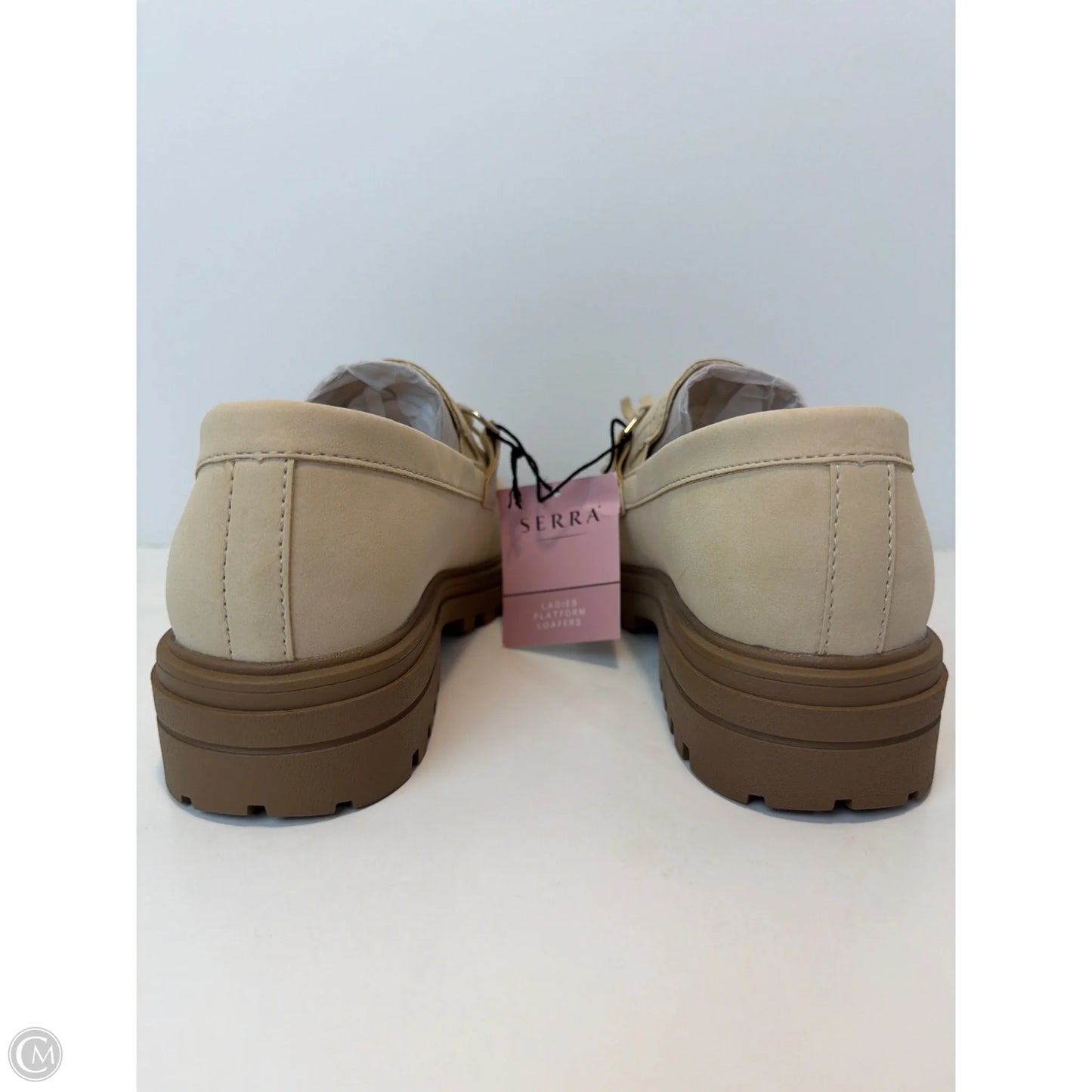 Shoes Heels Block By Serra In Cream, Size: 6