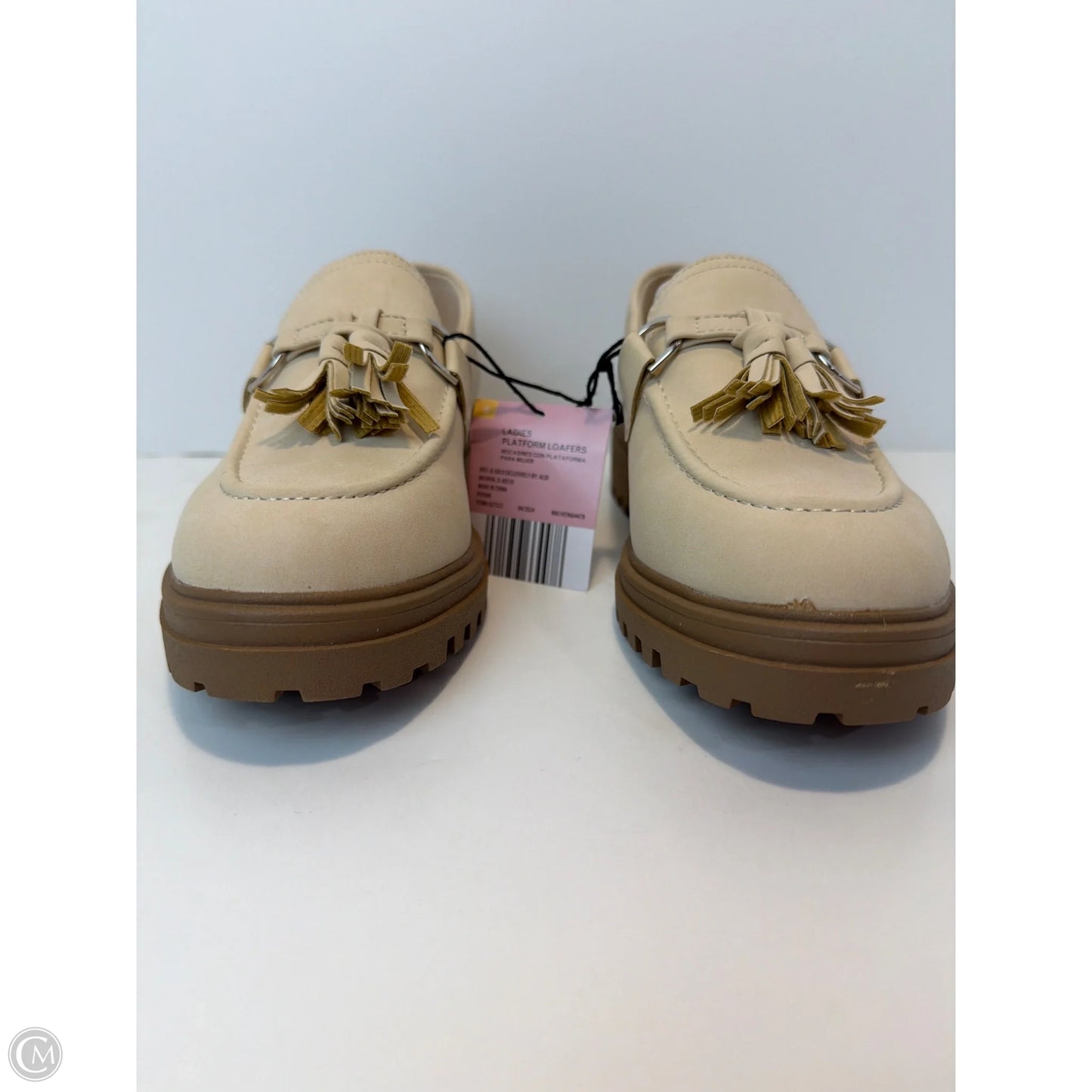 Shoes Heels Block By Serra In Cream, Size: 6