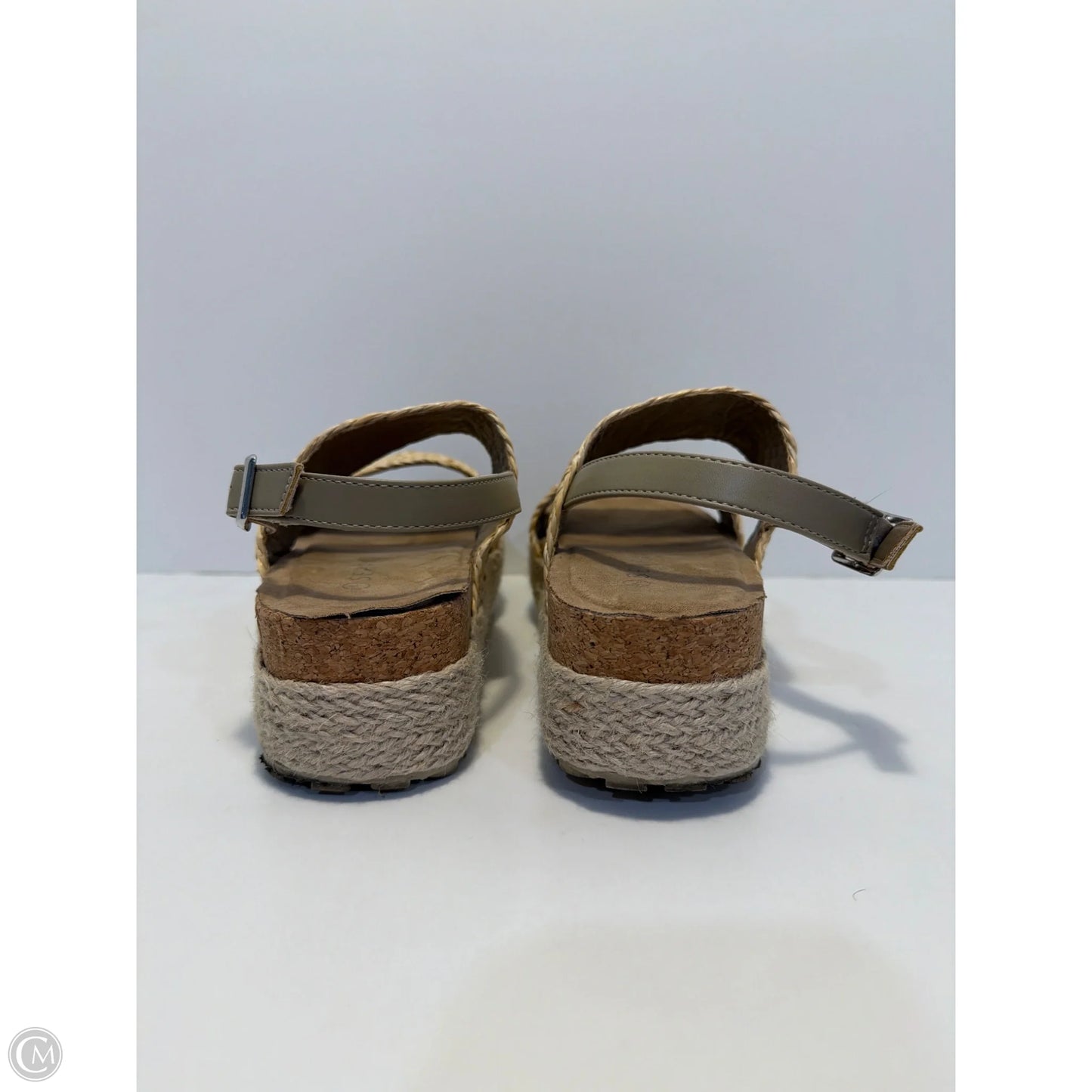 Sandals Heels Block By Serra In Tan, Size: 7