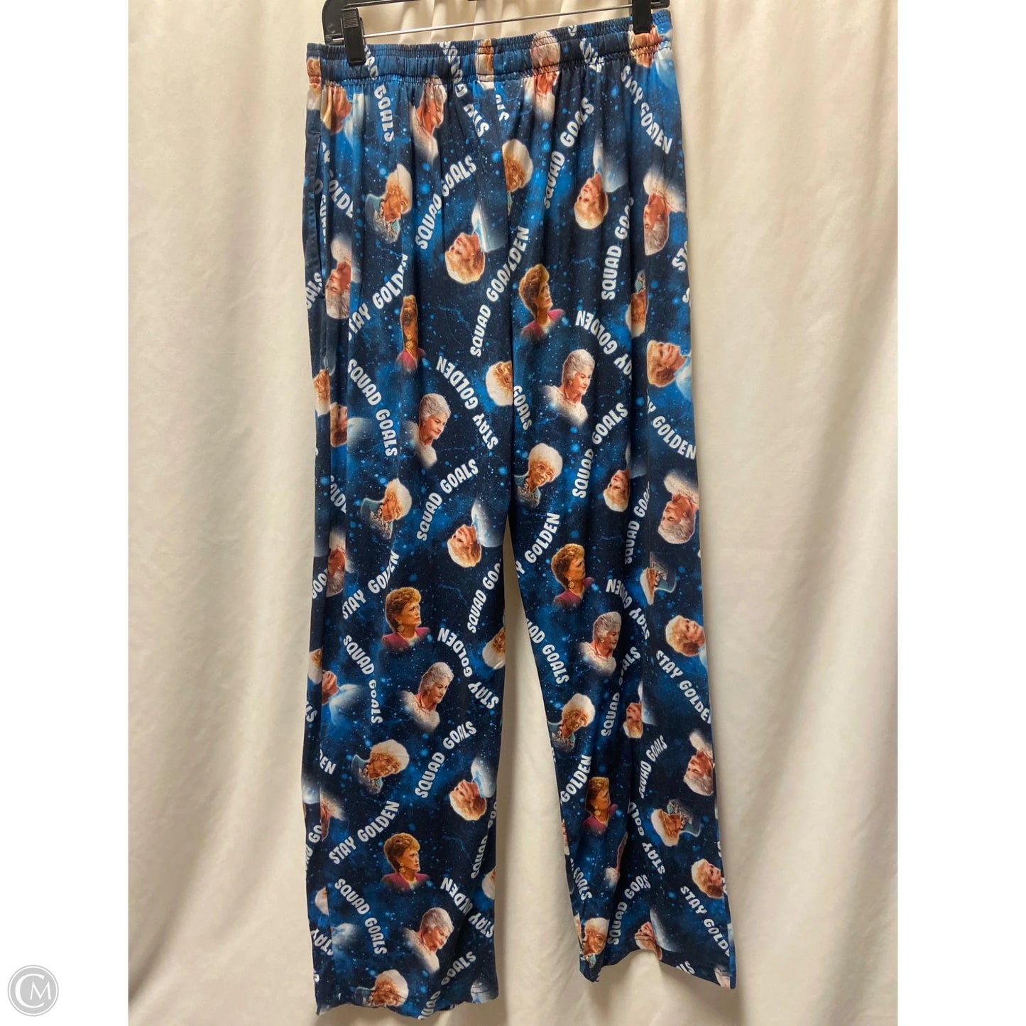 Pajama Pants By Clothes Mentor In Blue, Size: L