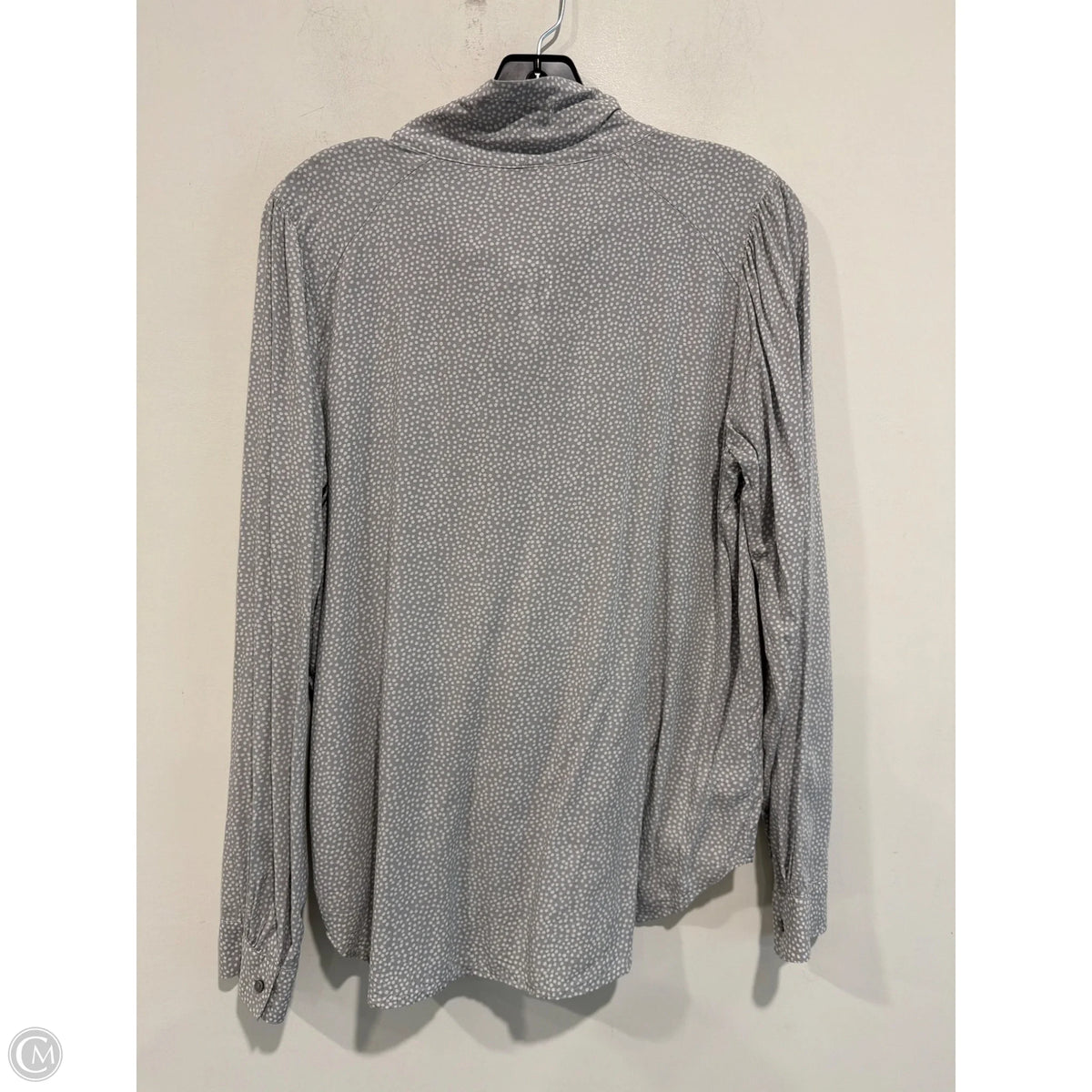 Top Long Sleeve By Loft In Grey, Size: S