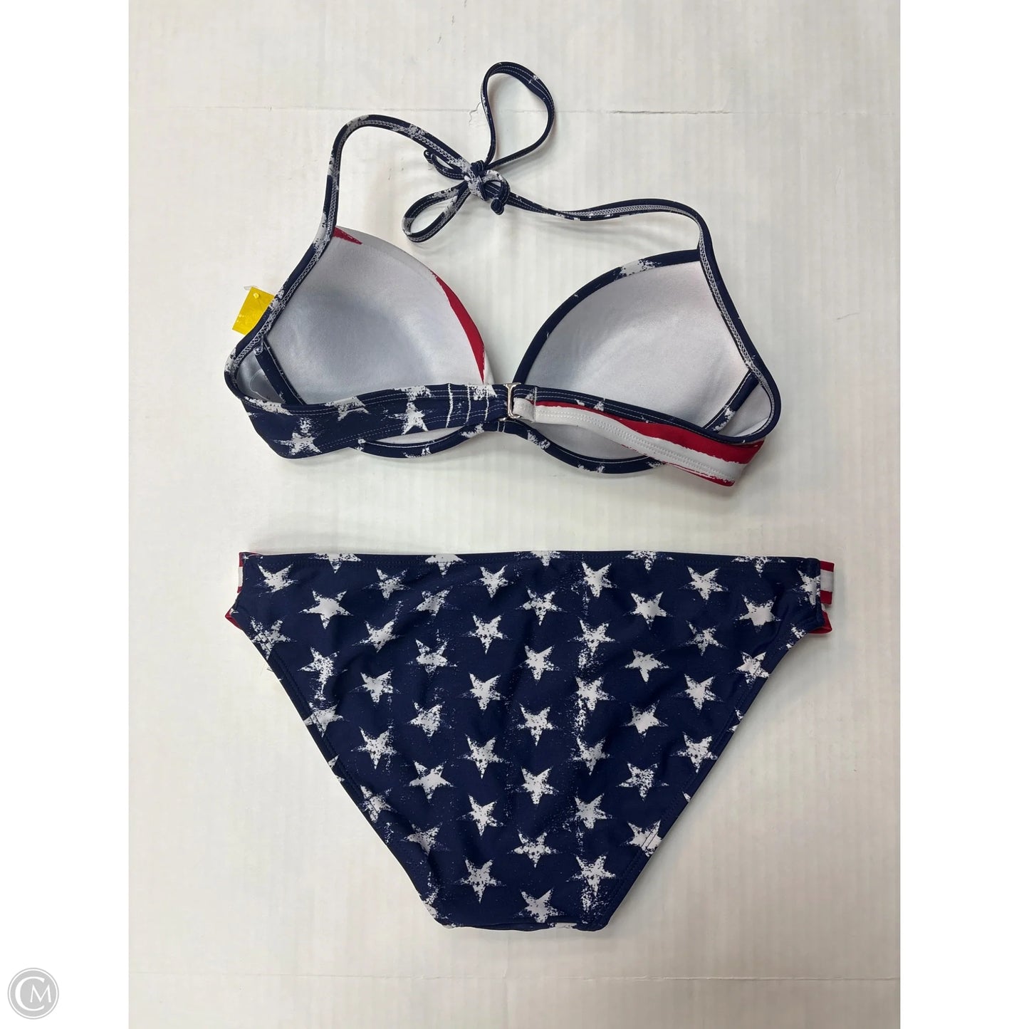 Swimsuit 2pc By Xhilaration In Blue Red & White, Size: M