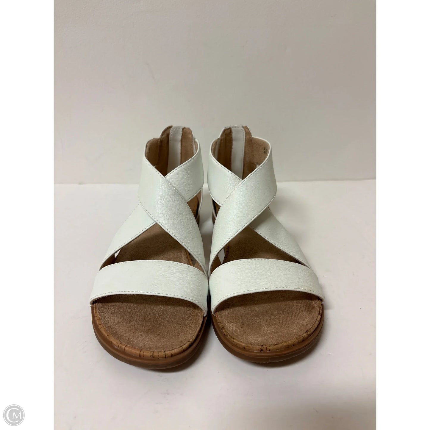 Sandals Heels Wedge By Naturalizer In White, Size: 7