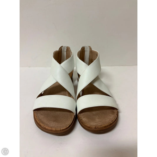 Sandals Heels Wedge By Naturalizer In White, Size: 7