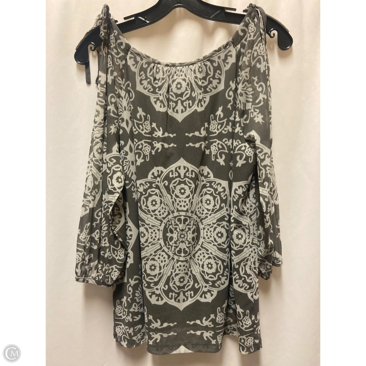 Top Short Sleeve By Inc In Green, Size: L
