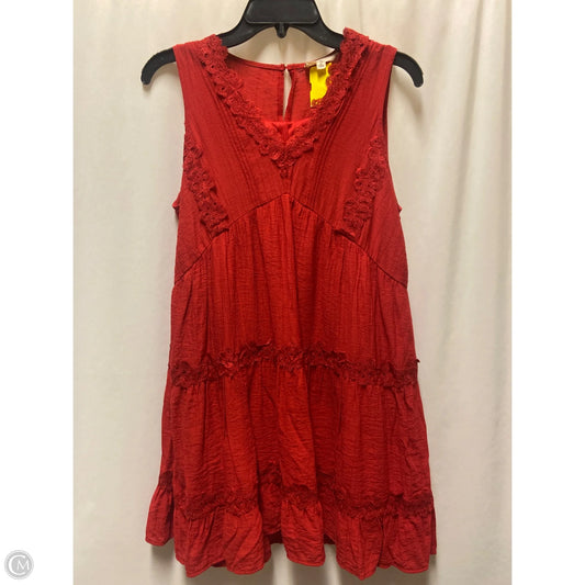 Dress Casual Short By Entro In Red, Size: M