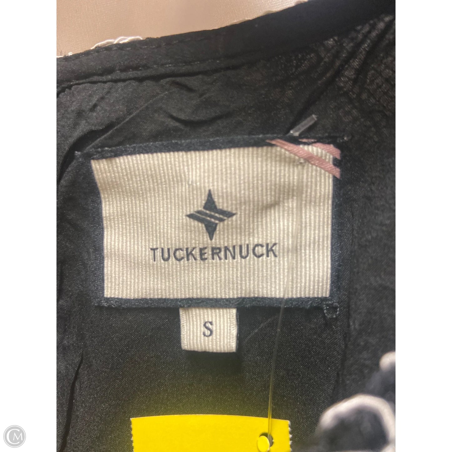 Top Long Sleeve By Tuckernuck In Black & White, Size: S