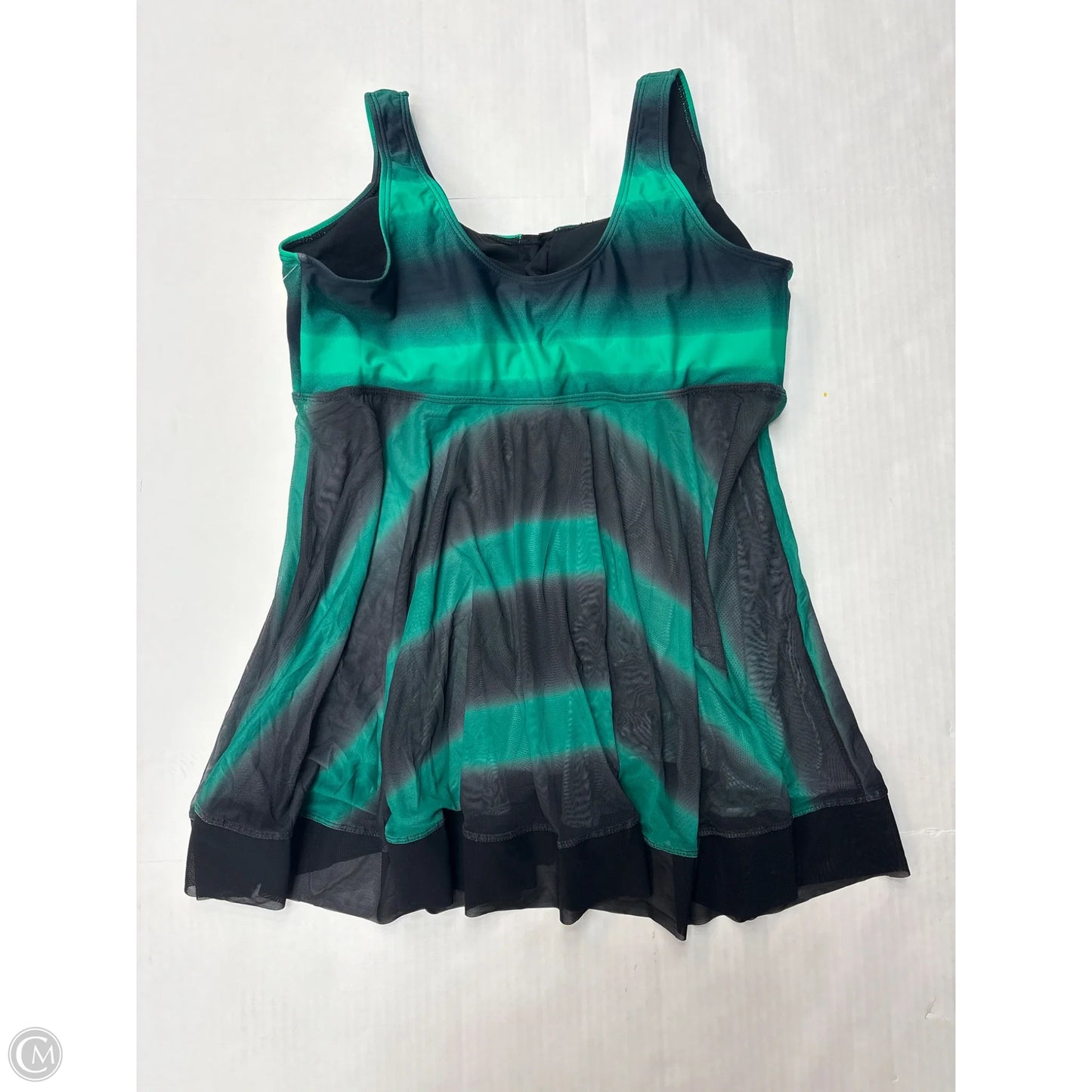 Swimsuit Top By Nine West In Green, Size: Xl