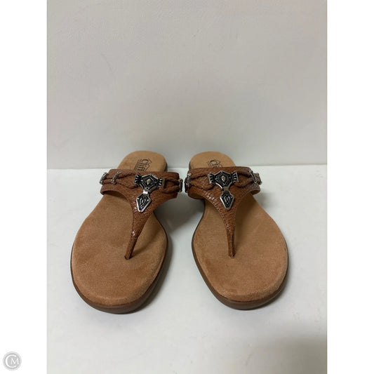Sandals Flats By White Mountain In Brown, Size: 7
