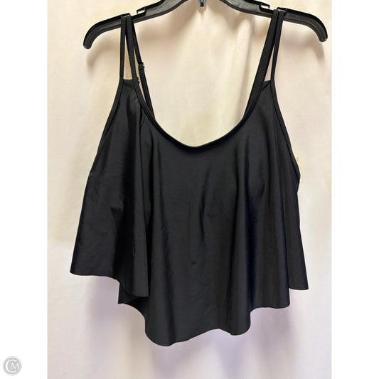 Swimsuit Top By Clothes Mentor In Black, Size: 2x