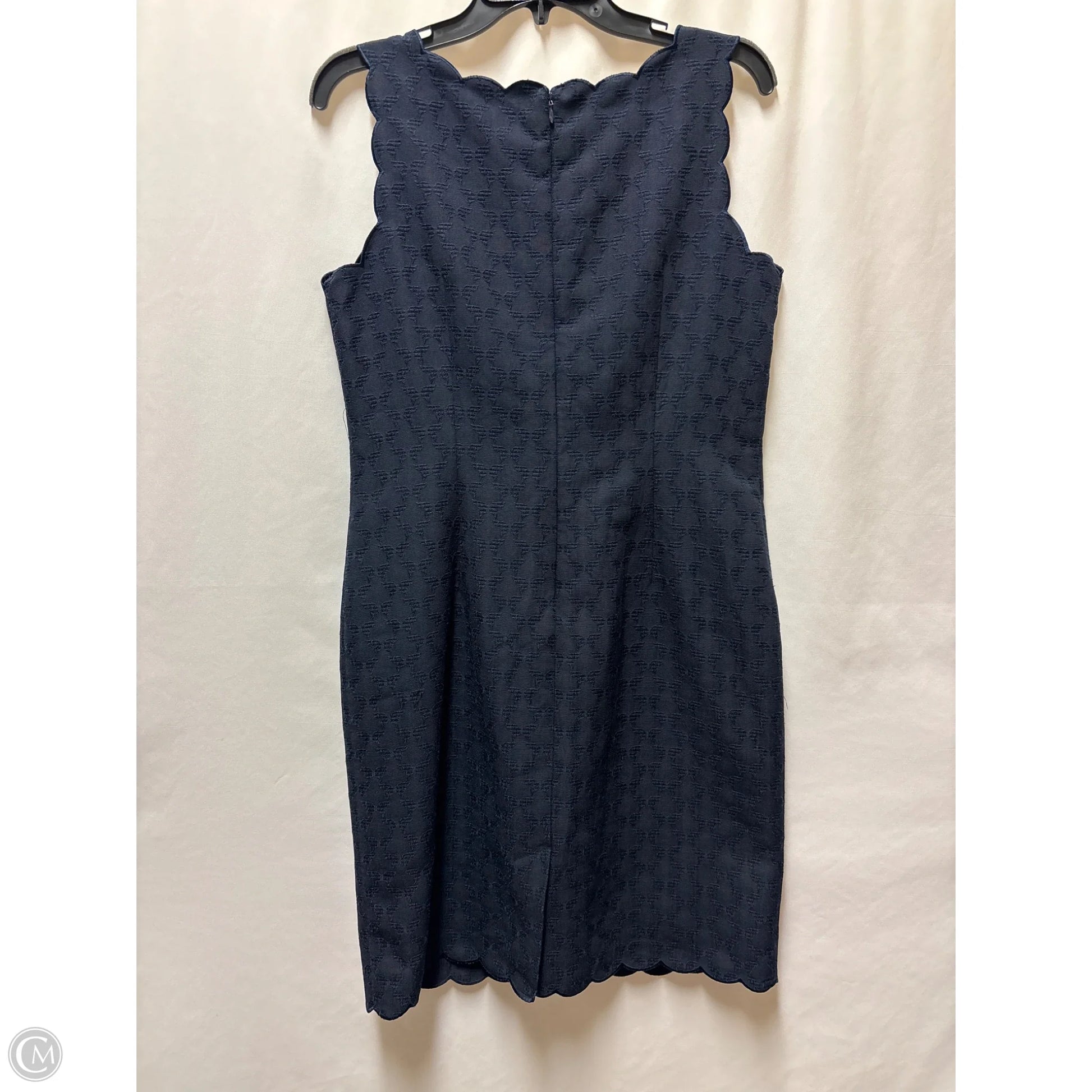 Dress Casual Midi By Talbots In Navy, Size: M