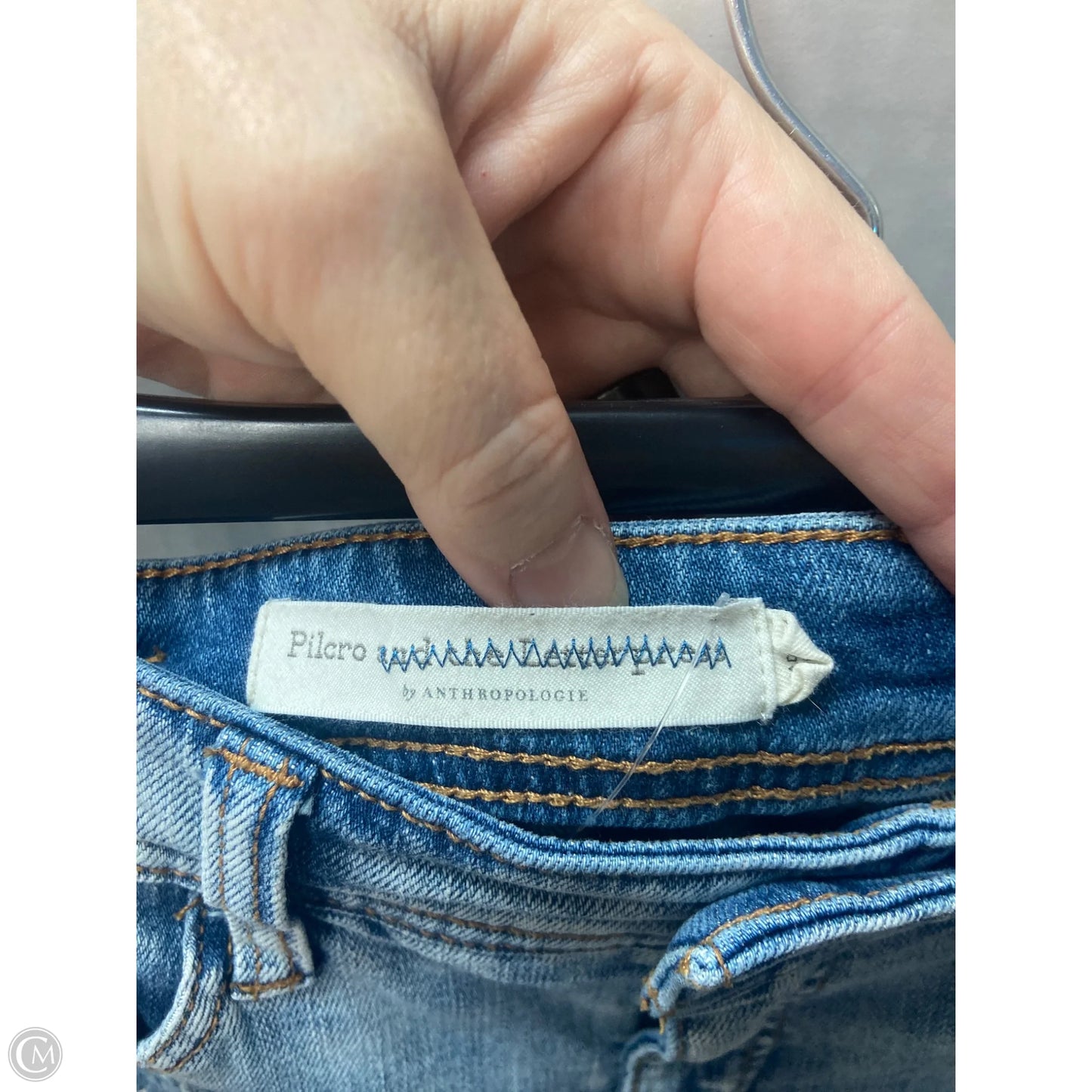 Shorts By Anthropologie In Blue Denim, Size: 2