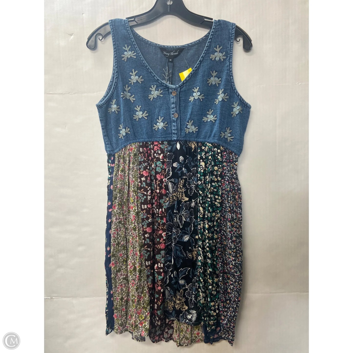 Dress Casual Midi By Clothes Mentor In Blue, Size: M