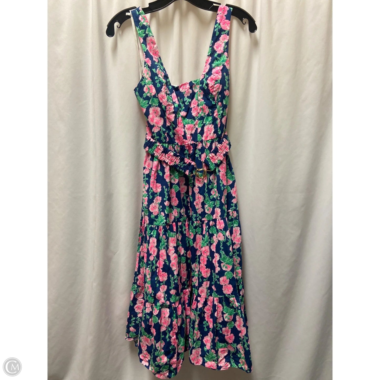 Dress Designer By Lilly Pulitzer In Blue & Pink, Size: 0