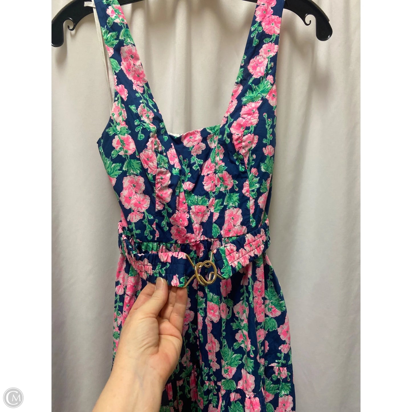 Dress Designer By Lilly Pulitzer In Blue & Pink, Size: 0