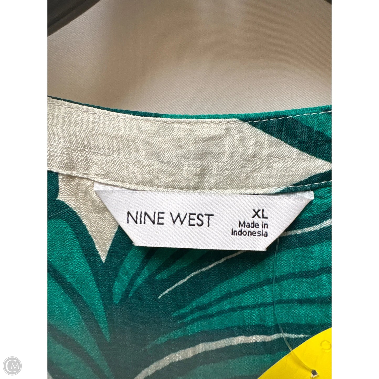 Dress Casual Midi By Nine West In Green, Size: Xl