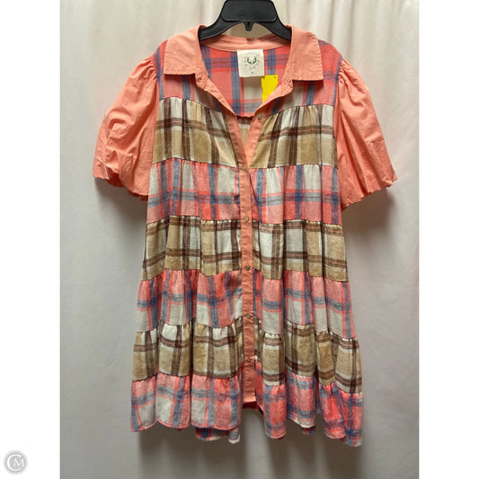 Dress Casual Midi By Fantastic Fawn In Pink, Size: M