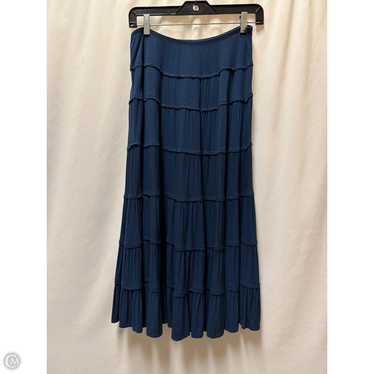 Skirt Maxi By Style And Company In Navy, Size: M