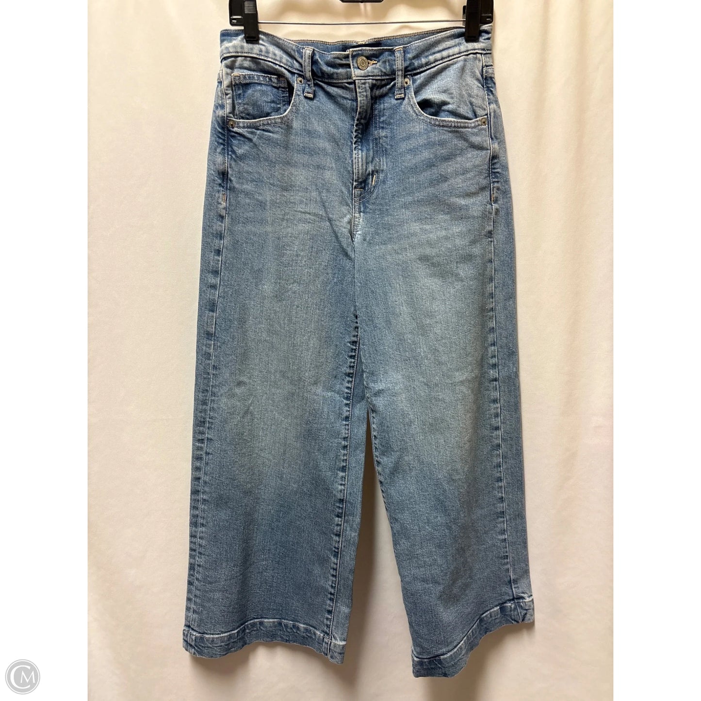 Jeans Straight By Gap In Blue Denim, Size: 6