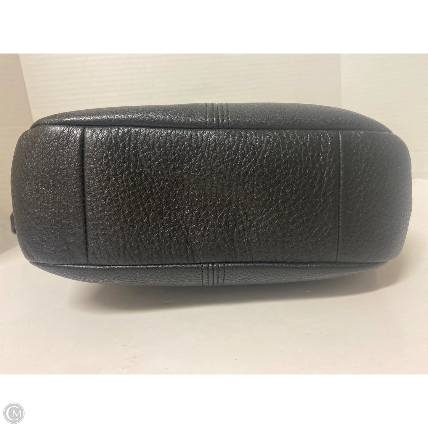 Handbag Leather By Fossil, Size: Medium