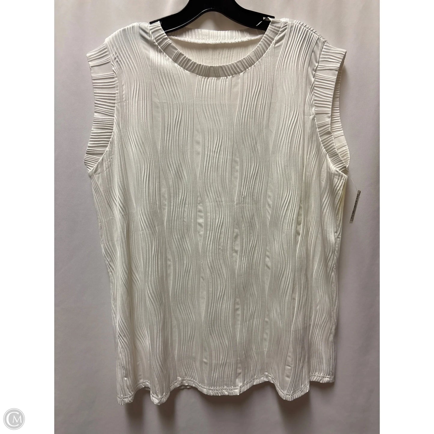 Top Sleeveless By Nine West In Black, Size: Xxl