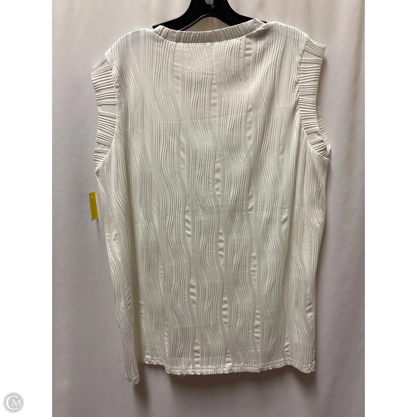 Top Sleeveless By Nine West In Black, Size: Xxl