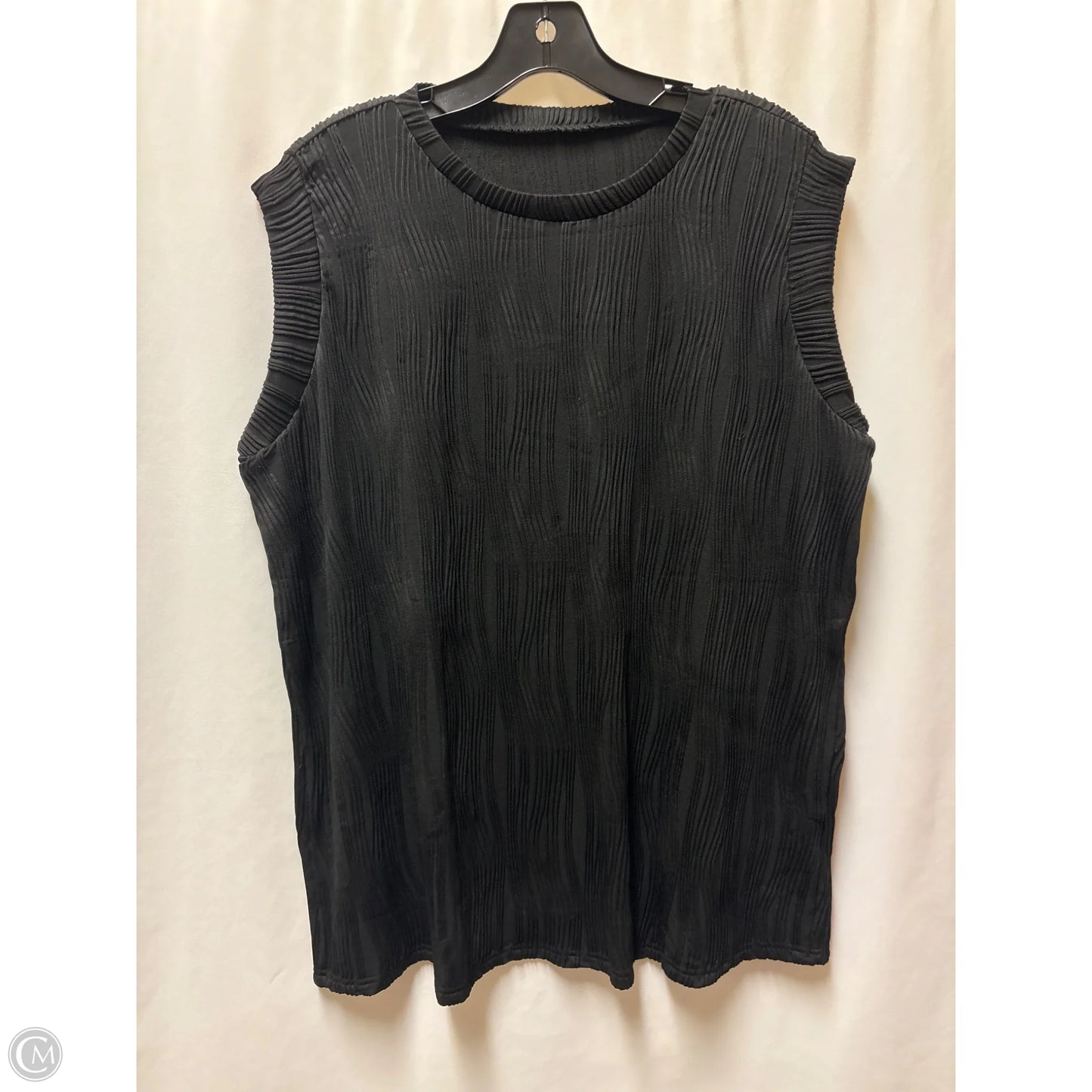 Top Short Sleeve By Nine West In Navy, Size: Xxl