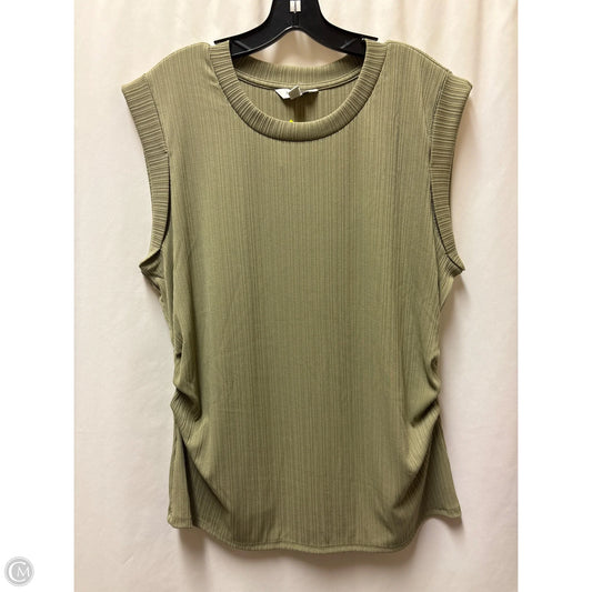 Top Sleeveless By Clothes Mentor In Black, Size: 2x