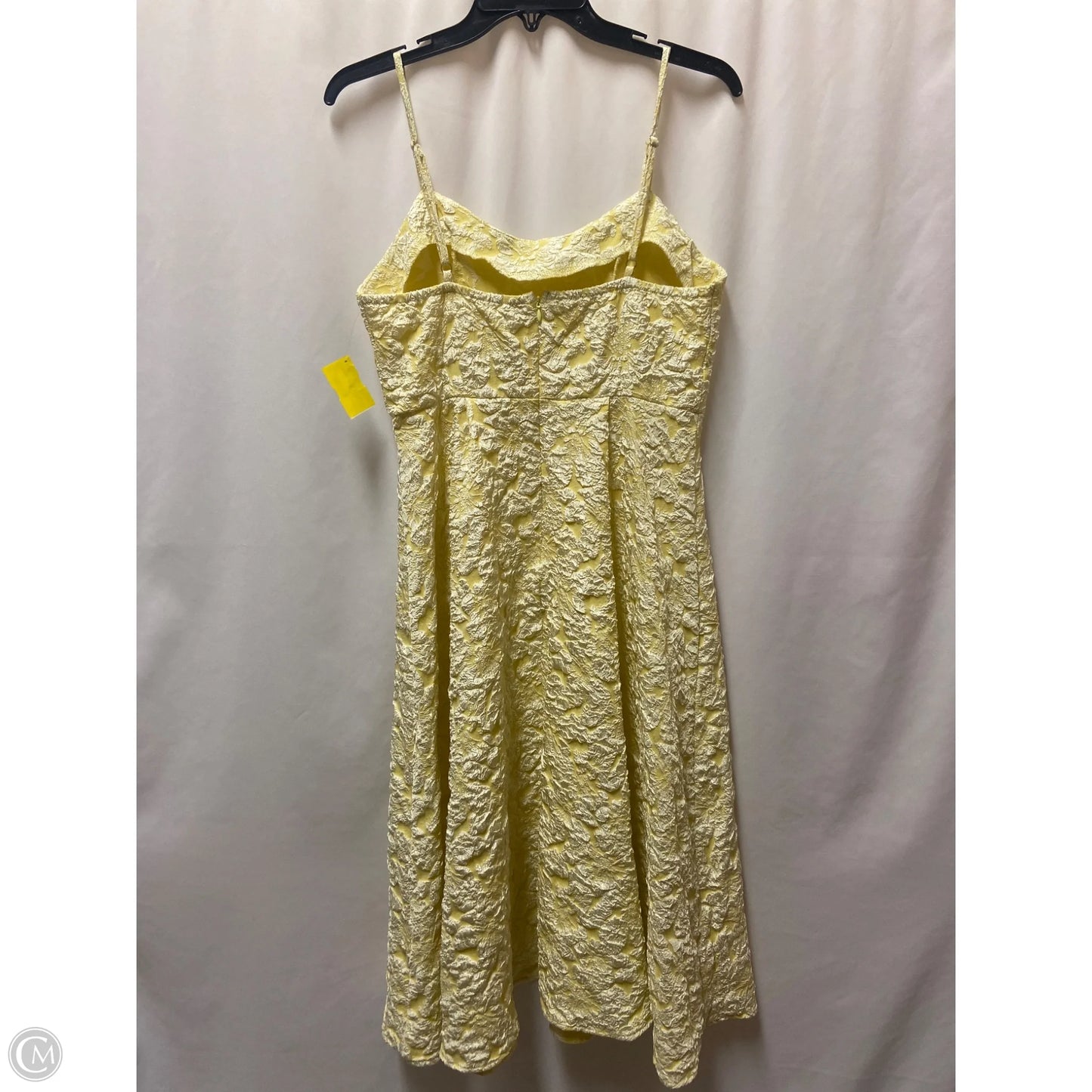 Dress Casual Midi By Clothes Mentor In Yellow, Size: L