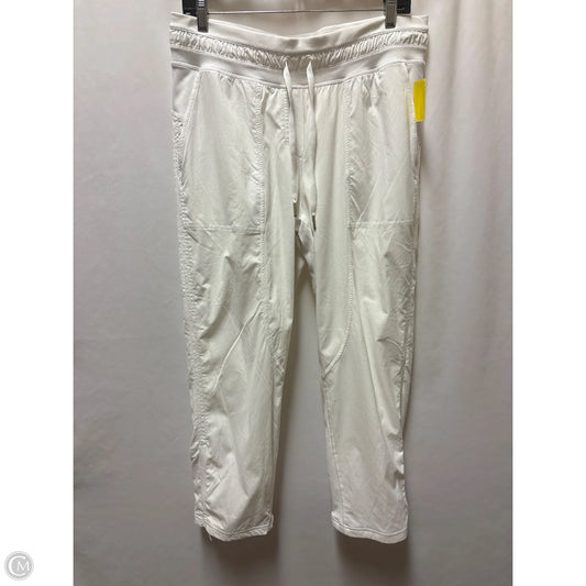 Athletic Pants By Lululemon In White, Size: 10