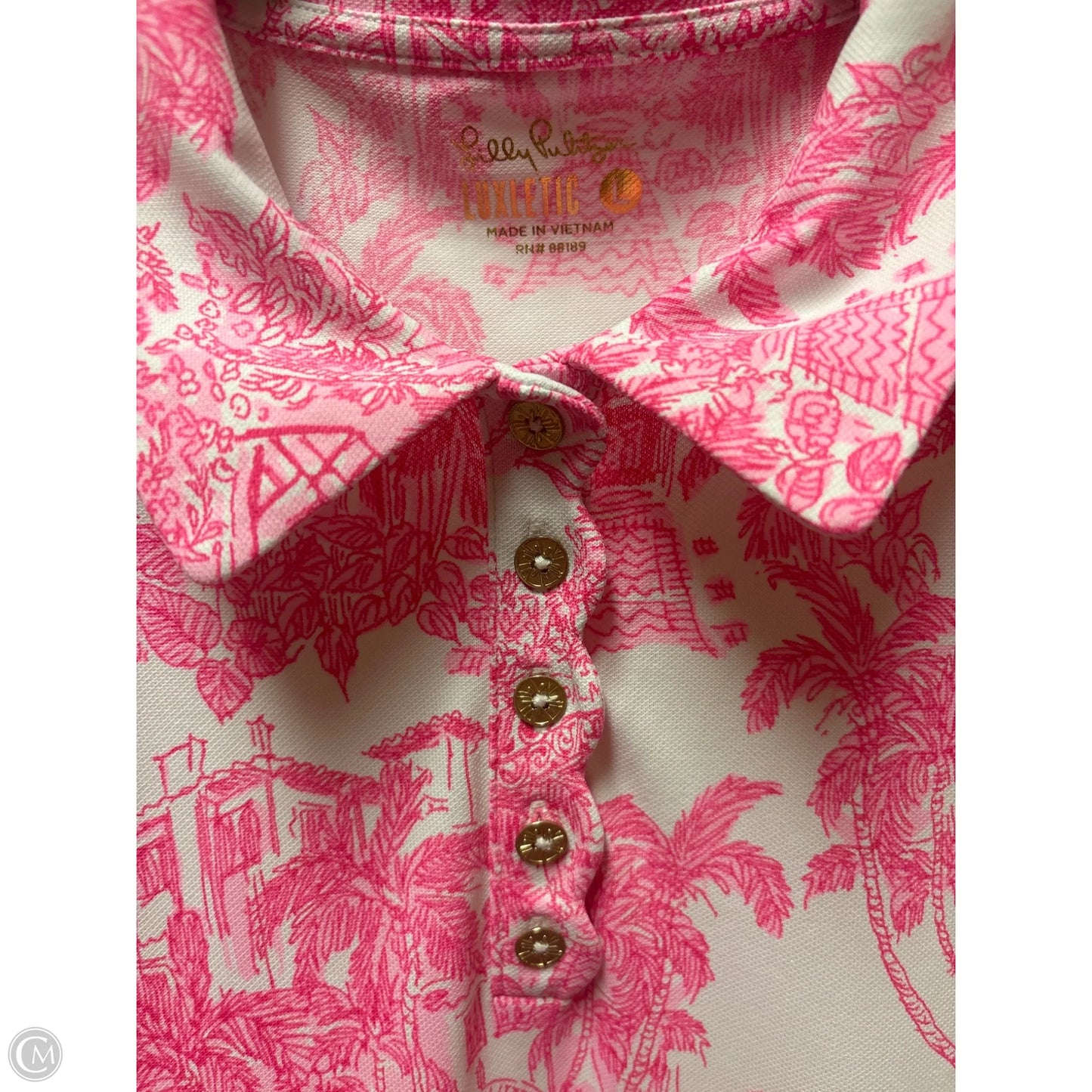 Dress Designer By Lilly Pulitzer In Pink, Size: L