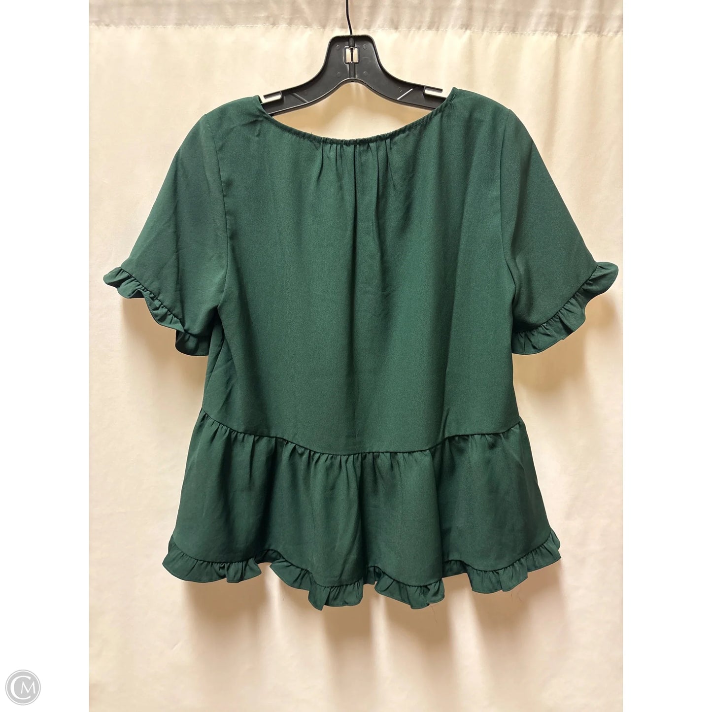 Top Short Sleeve By Madewell In Green, Size: M