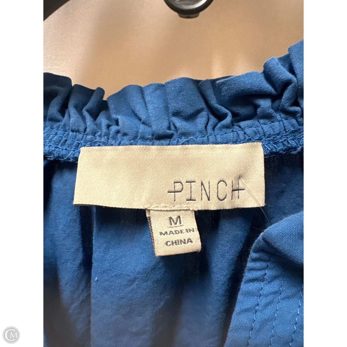 Top Short Sleeve By Pinch In Blue, Size: M