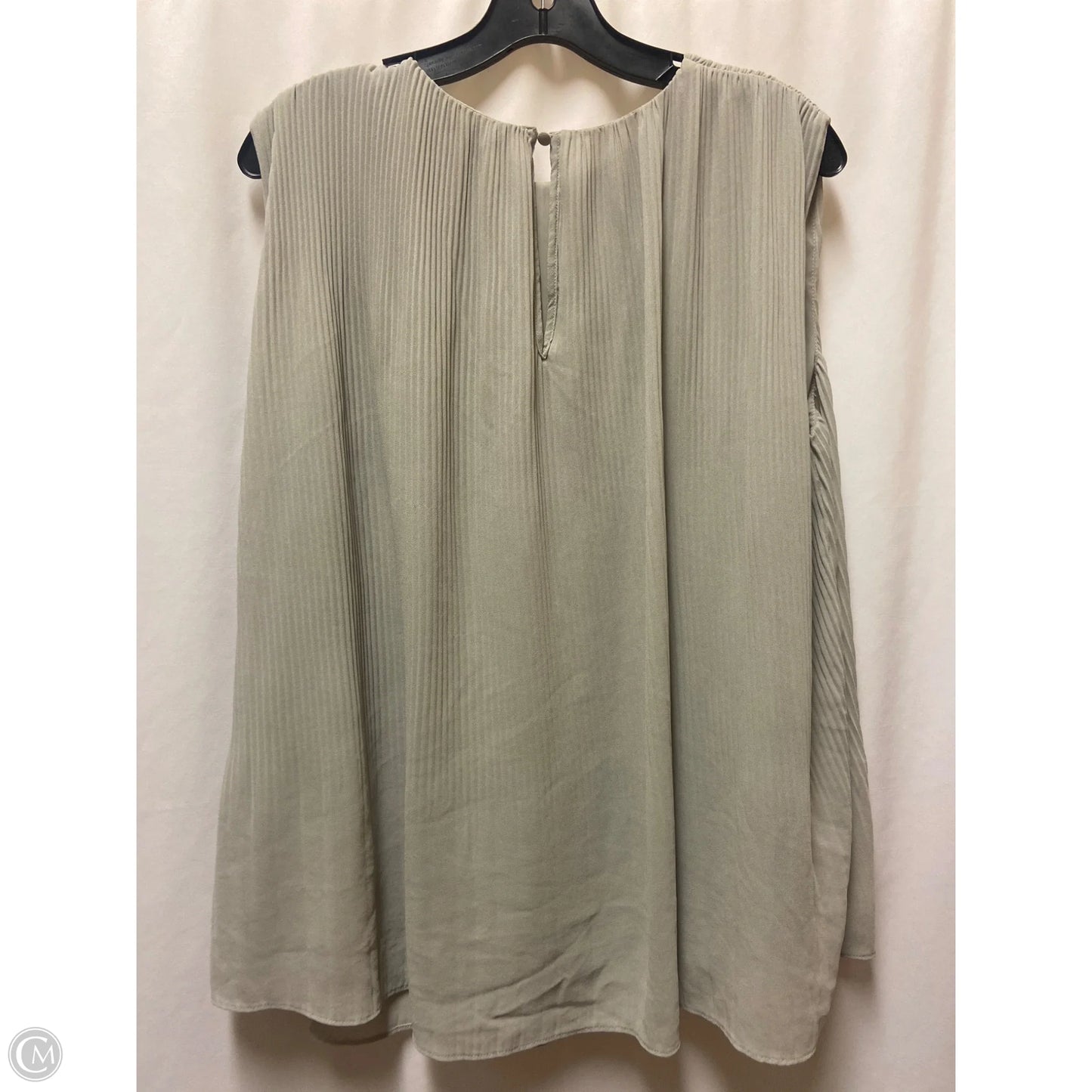 Top Sleeveless By H&m In Taupe, Size: L