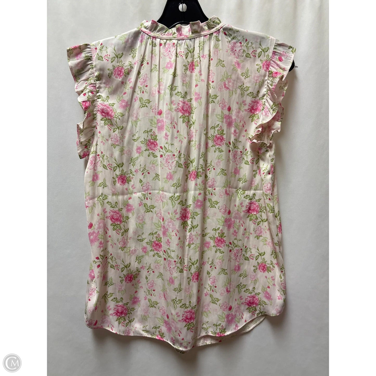 Top Sleeveless By Maison Damelie In Pink, Size: S